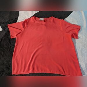 Coral blouse